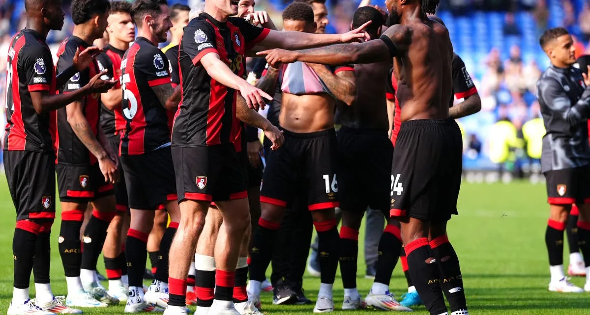 Bournemouth stun Everton with late comeback as 10-man Arsenal held by Brighton