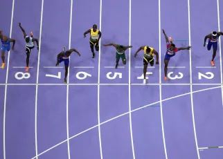 2024 Paris Olympics: See how close the finish was between Noah Lyles and Kishane Thompson in the men’s 100 meters