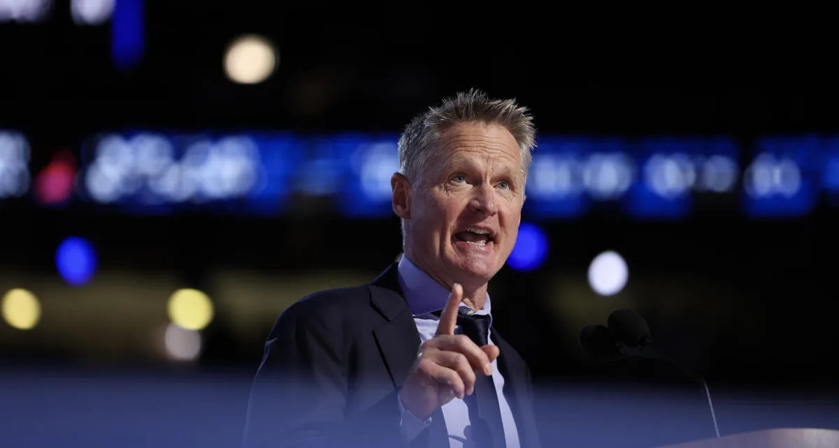 Kerr references Steph’s ‘night night’ celebration in DNC speech