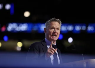 Kerr references Steph’s ‘night night’ celebration in DNC speech