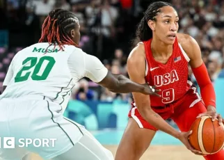 Olympics Paris 2024: USA thrash Nigeria to set up Australia women’s basketball semi-final