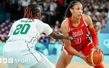 Olympics Paris 2024: USA thrash Nigeria to set up Australia women’s basketball semi-final