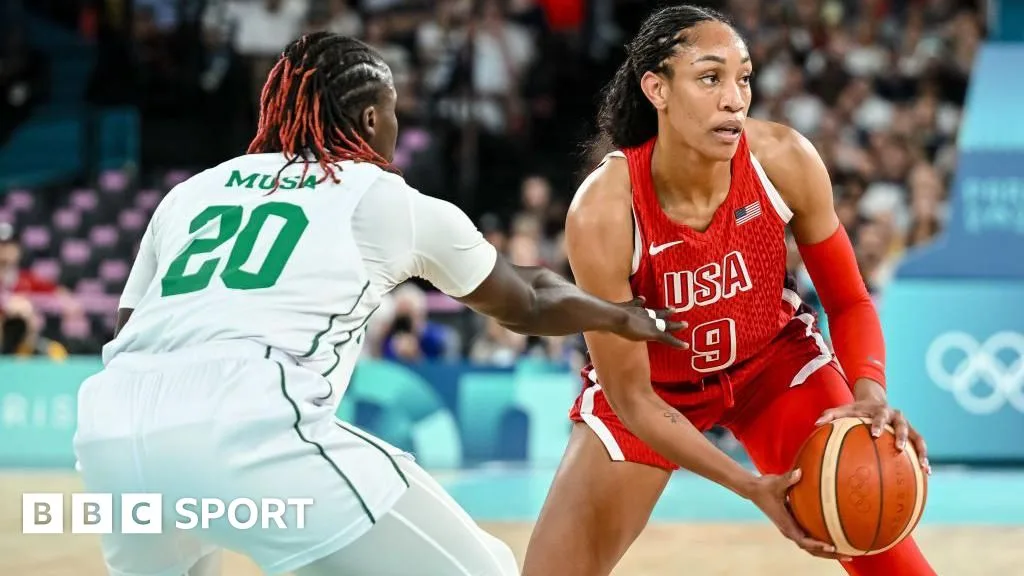 Olympics Paris 2024: USA thrash Nigeria to set up Australia women’s basketball semi-final