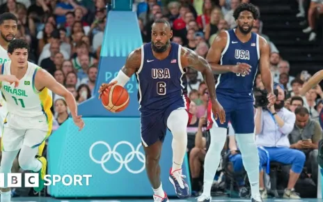 Paris Olympics 2024: USA beat Brazil to reach semi-finals