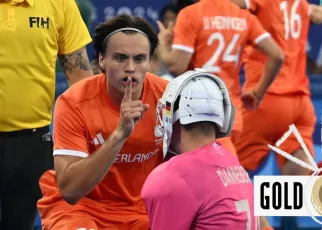 Tempers flare as Netherlands beat Germany in shootout to win gold