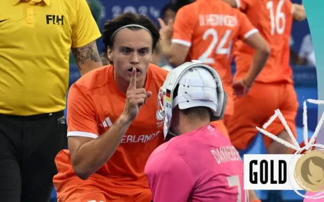 Tempers flare as Netherlands beat Germany in shootout to win gold