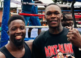 Israel Adesanya attends Nigerian boxing event: ‘Their flame inspired me!’