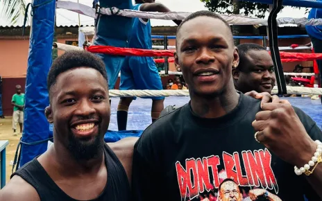 Israel Adesanya attends Nigerian boxing event: ‘Their flame inspired me!’