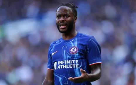 Alan Shearer provides mysterious clue regarding the future of Chelsea forward Raheem Sterling