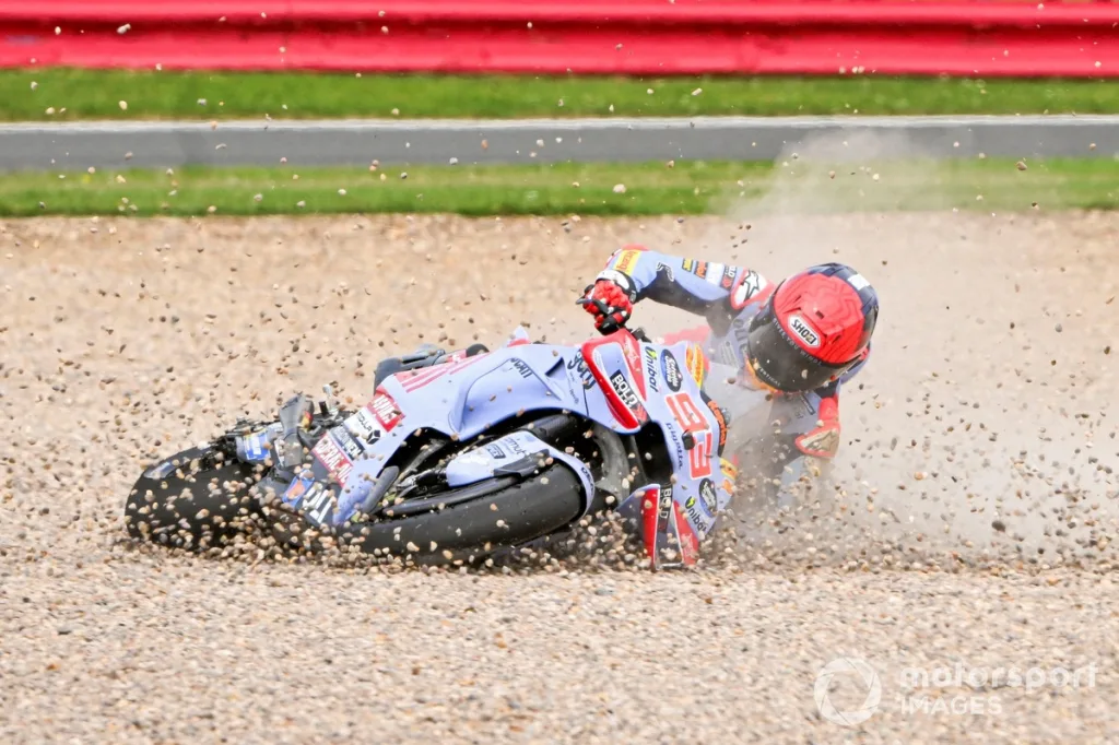 Marquez lost the front “without warning” on penultimate lap of Silverstone MotoGP sprint