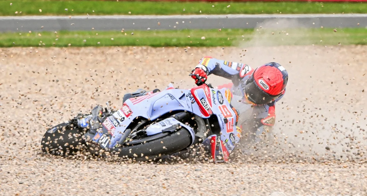 Marquez lost the front “without warning” on penultimate lap of Silverstone MotoGP sprint