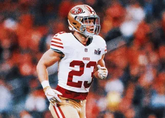 49ers RB Christian McCaffrey to miss about 2 weeks with calf injury