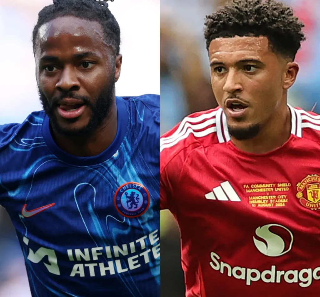 Manchester United hold Raheem Sterling talks as Chelsea eye late Jadon Sancho swoop