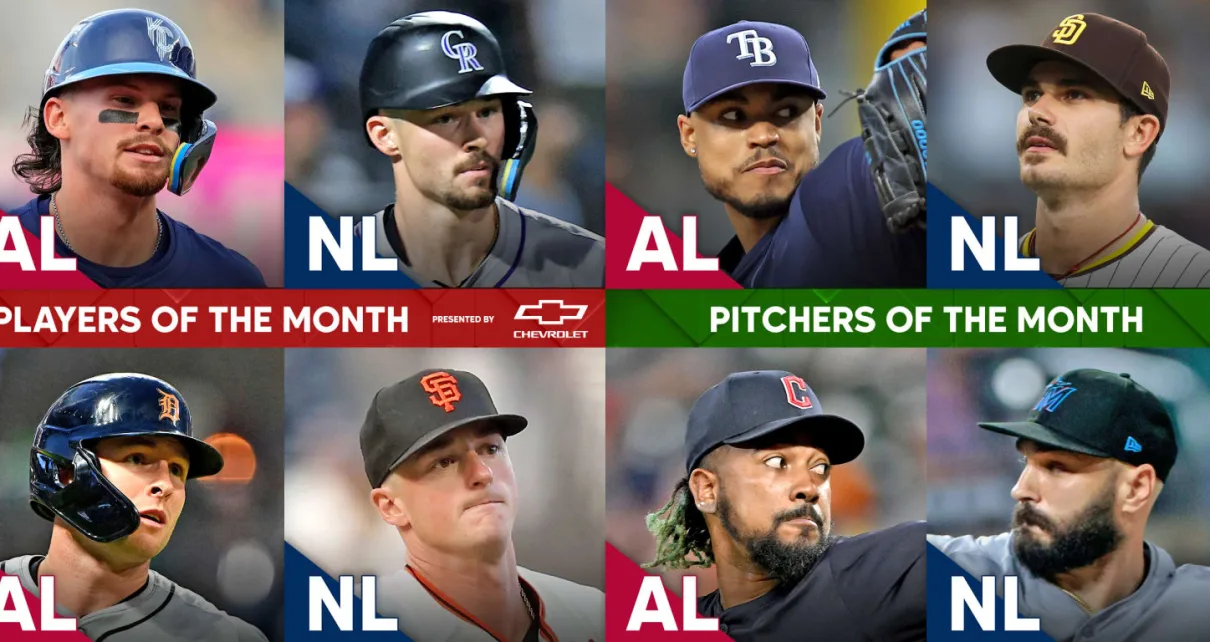 MLB monthly award winners for July 2024