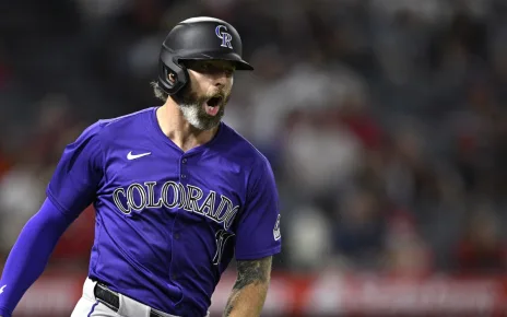 Jake Cave homer propels Rockies to extra-innings win