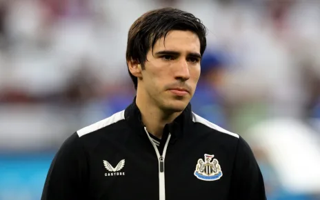 Sandro Tonali could return for Newcastle within two weeks