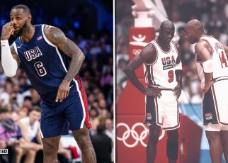 Would the ’24 LeBron-KD-led USA team beat MJ’s ’92 Dream Team in a faceoff? | Undisputed