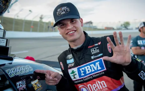 2023 NASCAR Canada champ Treyten Lapcevich takes first CARS Tour win