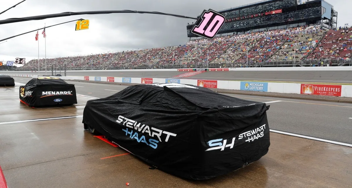 NASCAR postpones Michigan Cup race due to rain