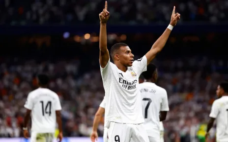 Kylian Mbappe opens his LaLiga account with brace as Real Madrid beat Real Betis