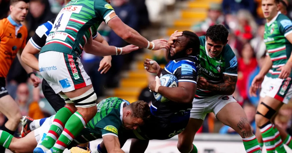 Bath struggle past error-stricken Leicester Tigers