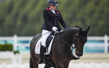 Natasha Baker hails ‘practically perfect’ horse after winning dressage bronze