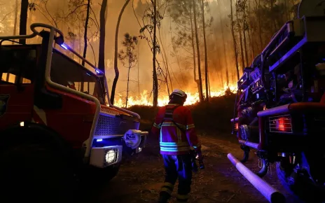 Portugal’s wildfires produce record emissions with smoke headed for France and Spain