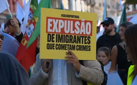 Thousands in Portugal march against immigration in rally called by far-right party