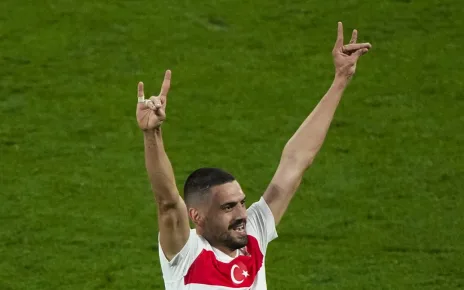 UEFA investigates Turkey’s Merih Demiral for ultra-nationalist salute during goal celebration