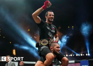 Bellator San Diego: Usman Nurmagomedov retains lightweight title by beating Alexander Shabliy