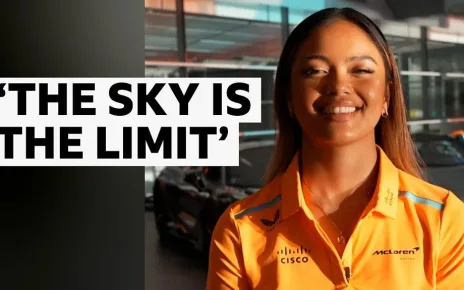 Meet McLaren's first female development driver