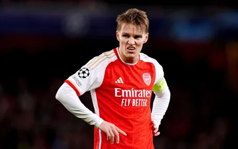 Arsenal star Martin Odegaard out for ‘a while’ with ‘significant’ ankle damage