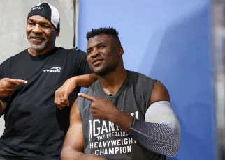 ‘Bro, let’s be real’ – Francis Ngannou tells Jake Paul to his face that Mike Tyson will ‘beat you up’ | Video