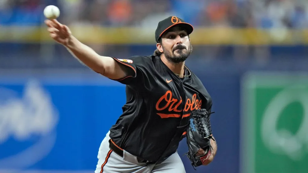 Orioles’ Zach Eflin strikes out 9 after being activated off injured list