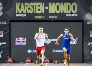 Duplantis runs 100 in 10.37 to beat Warholm in sprint showdown