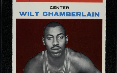 Wilt Chamberlain rookie card sells for record .7 million