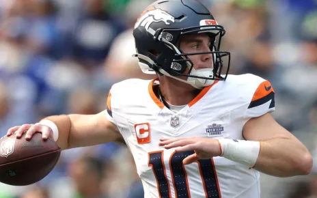 In debut with Broncos, QB Bo Nix intercepted twice in loss