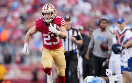 49ers’ Christian McCaffrey (calf) surprise inactive vs. Jets