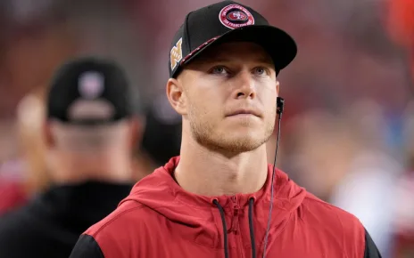 RB Christian McCaffrey out for Vikings game as 49ers mull IR