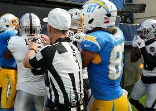 NFL fines five players for roles in Chargers-Raiders fight