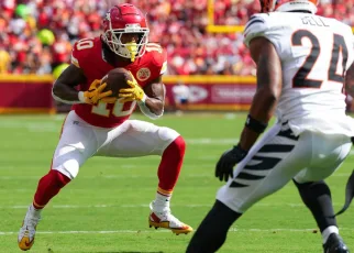 Chiefs must adjust run game amid Isiah Pacheco leg injury