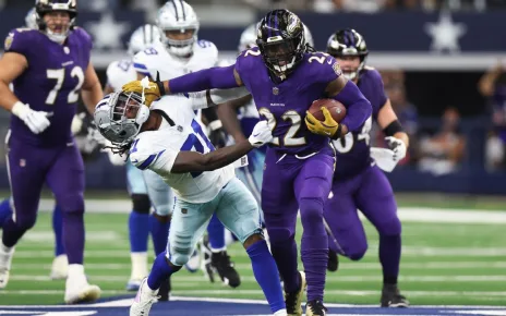 How Derrick Henry found his place in Ravens offense vs. Cowboys