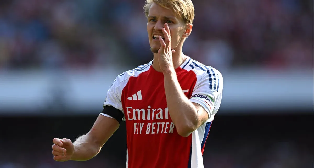 Arsenal captain Martin Odegaard reveals progress in recovery from ankle injury