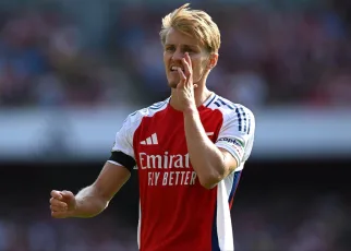 Arsenal captain Martin Odegaard reveals progress in recovery from ankle injury