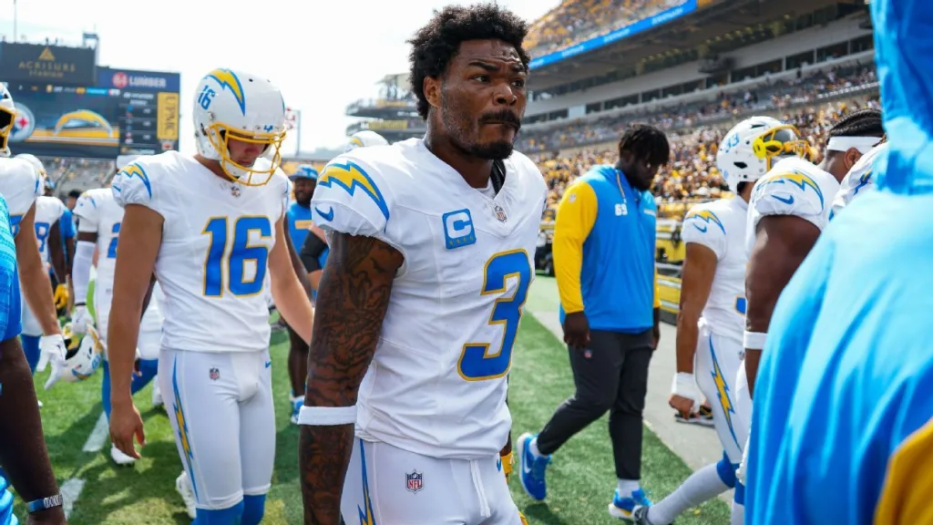 Chargers’ Jim Harbaugh disappointed NFL suspended Derwin James