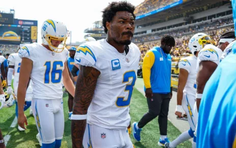 Chargers’ Jim Harbaugh disappointed NFL suspended Derwin James