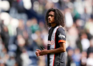 Luton’s Tahith Chong ‘a bit sore but fine’ after worrying collapse during Championship match with Plymouth