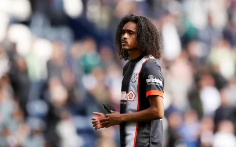 Luton’s Tahith Chong ‘a bit sore but fine’ after worrying collapse during Championship match with Plymouth