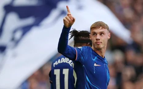 Cole Palmer breaks Premier League record with four-goal first half against Brighton