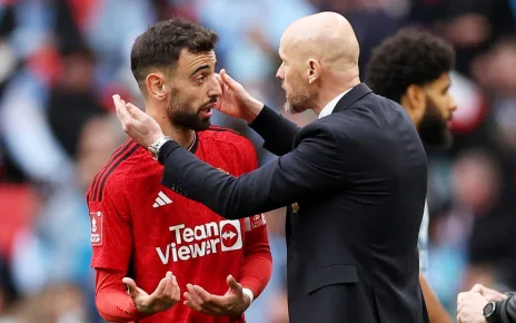 Bruno Fernandes’s new low is a symbol of Erik ten Hag’s collapsing Man Utd regime